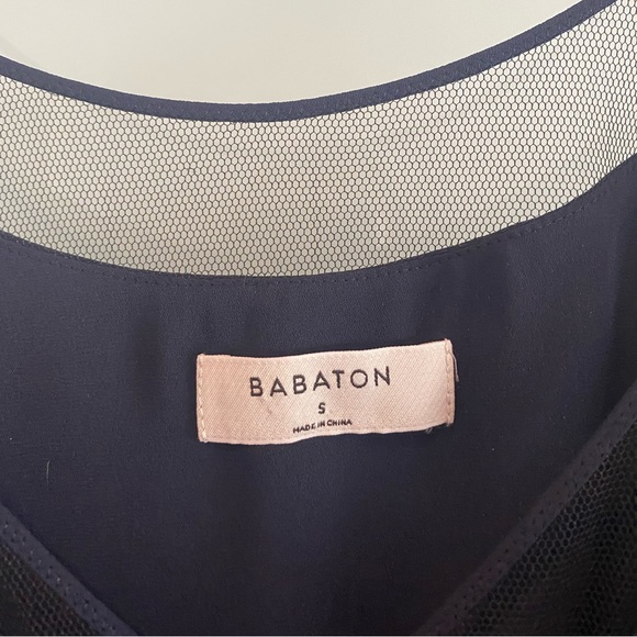 Aritzia Babaton Ciro Dress Spaghetti Strap Mini | Navy | S - Picture 7 of 11